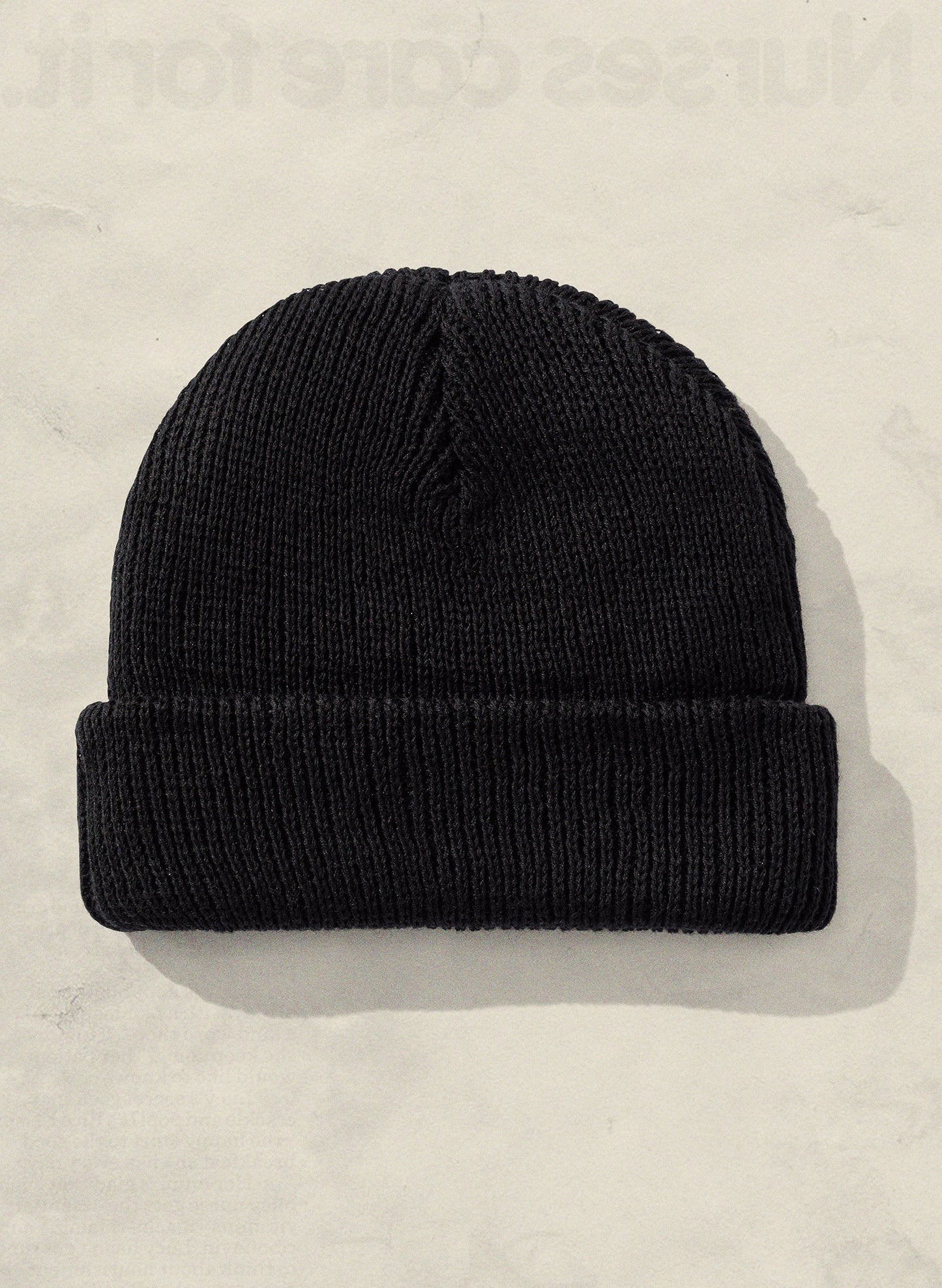 Knit Slacker Beanie - Black