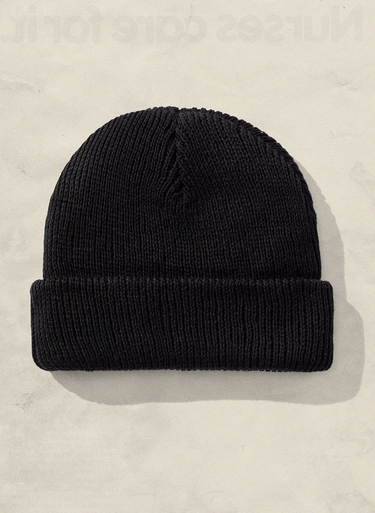 Knit Slacker Beanie - Black