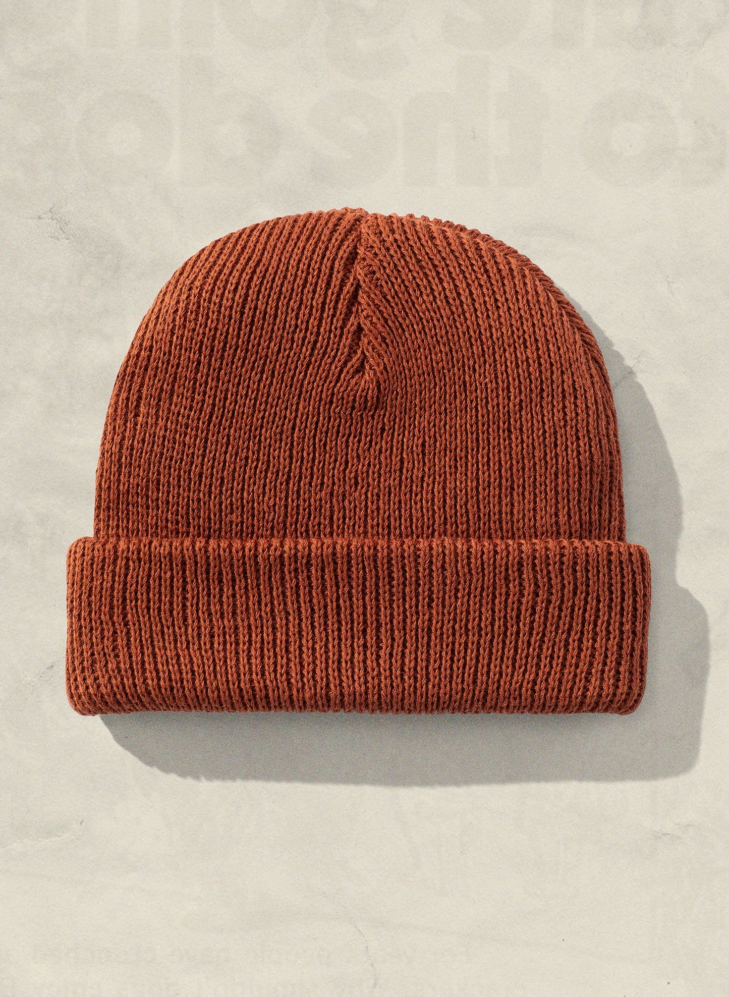 Knit Slacker Beanie - Rust