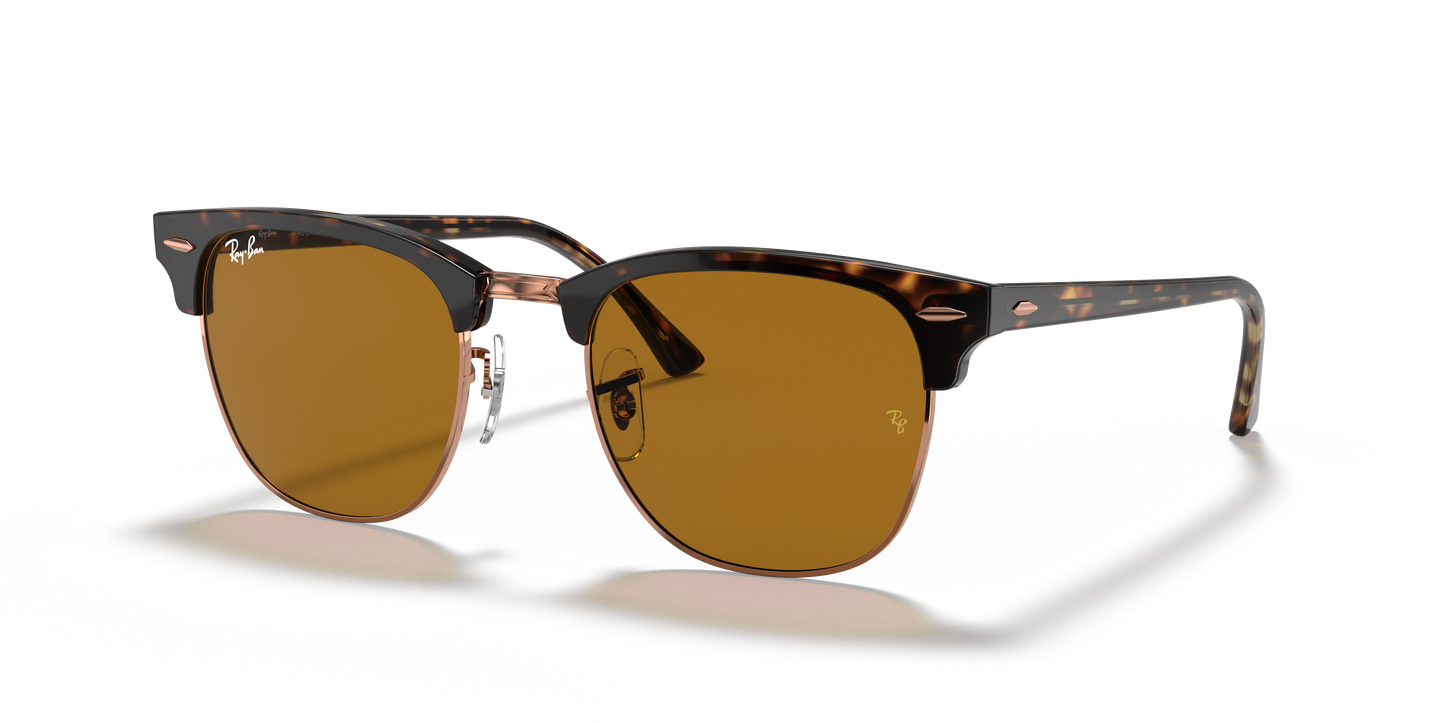 Ray-Ban Clubmaster Classic Sunglasses - Havana / B-15 Brown