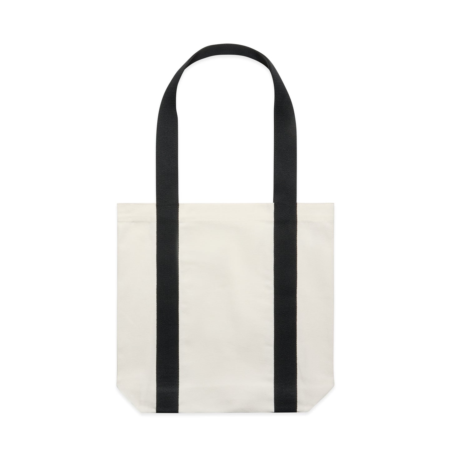 Cream/Black Two Tone Carry Tote