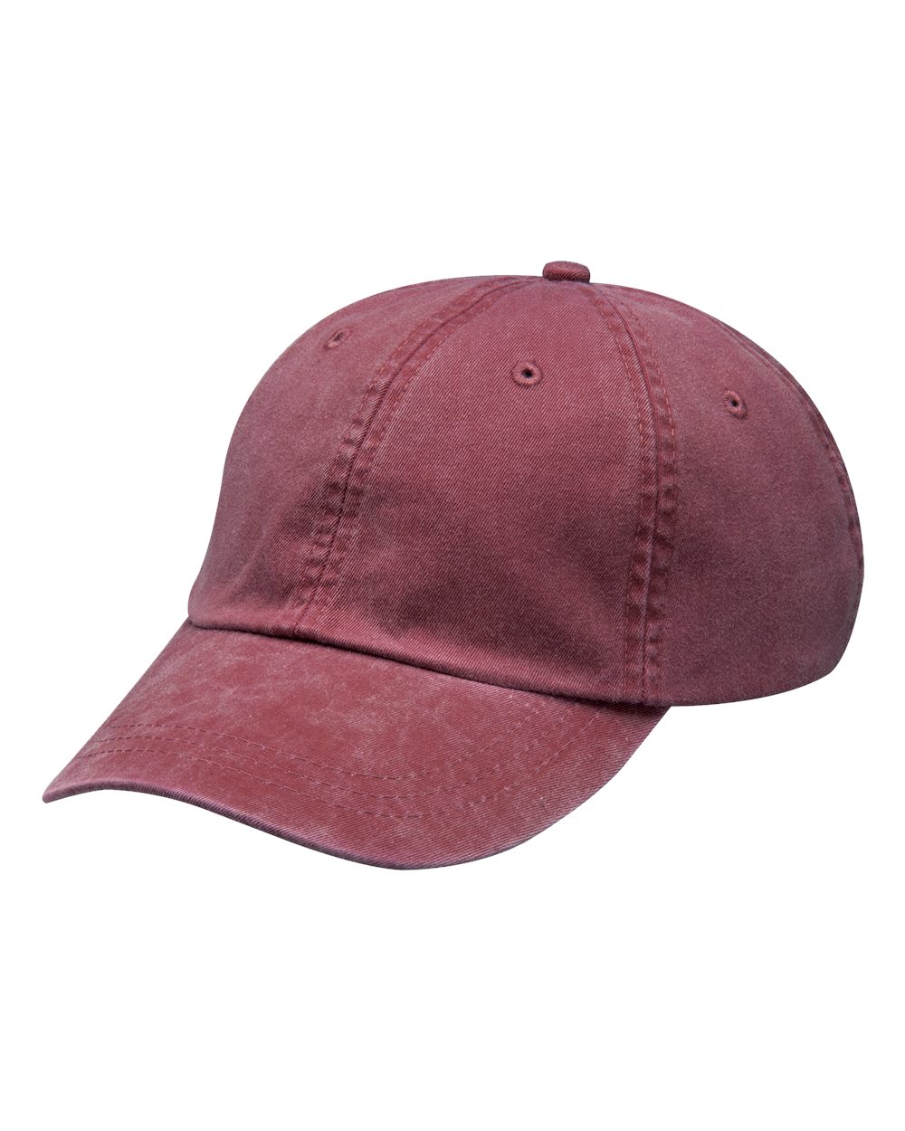 Pigment Dyed Dad Cap - Burgundy