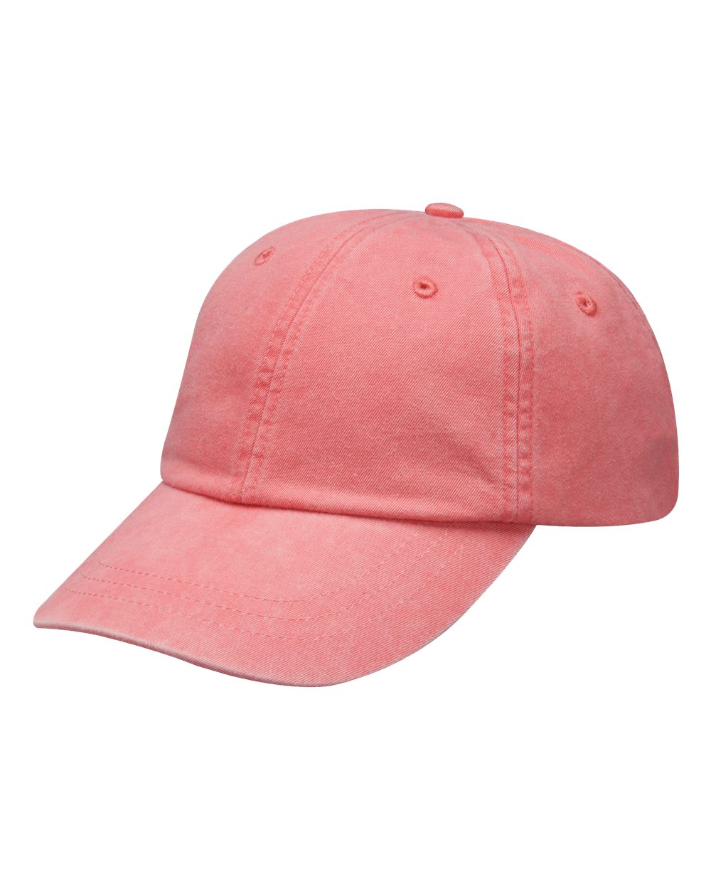 Pigment Dyed Dad Cap - Coral