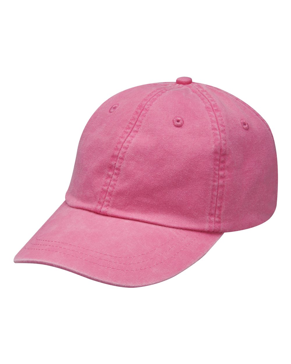 Pigment Dyed Dad Cap - Hot Pink