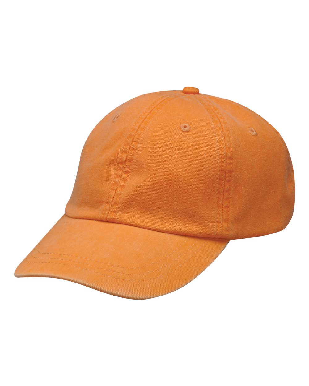 Pigment Dyed Dad Cap - Tangerine