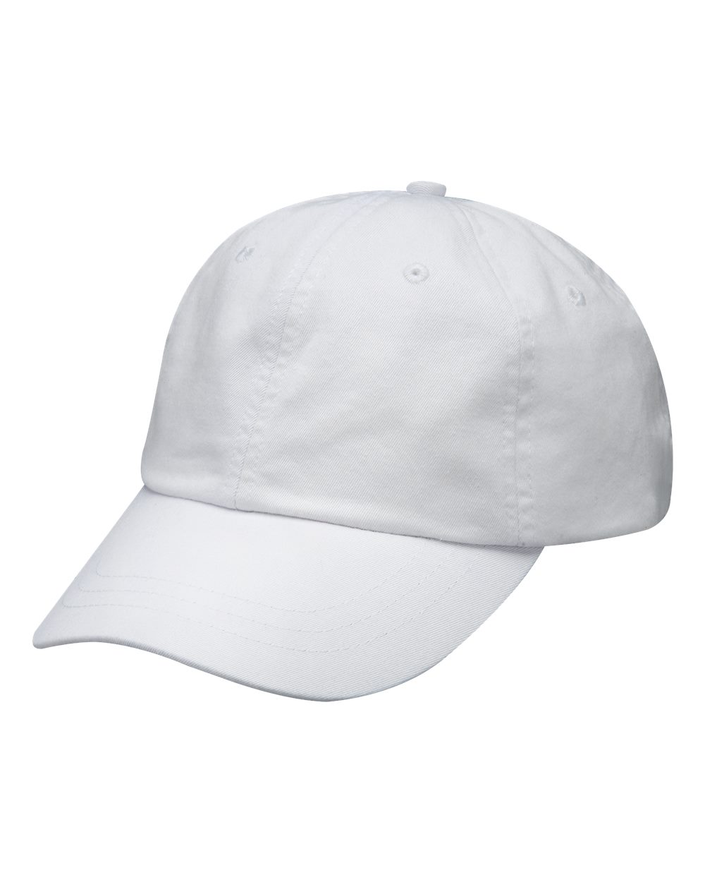 Pigment Dyed Dad Cap - White