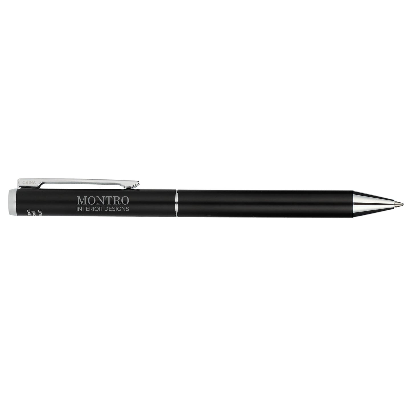 Recycled Aluminum Ballpoint Pen - Black
