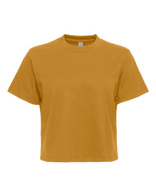 Next Level Women’s Heavyweight Boxy Tee — Antique Gold