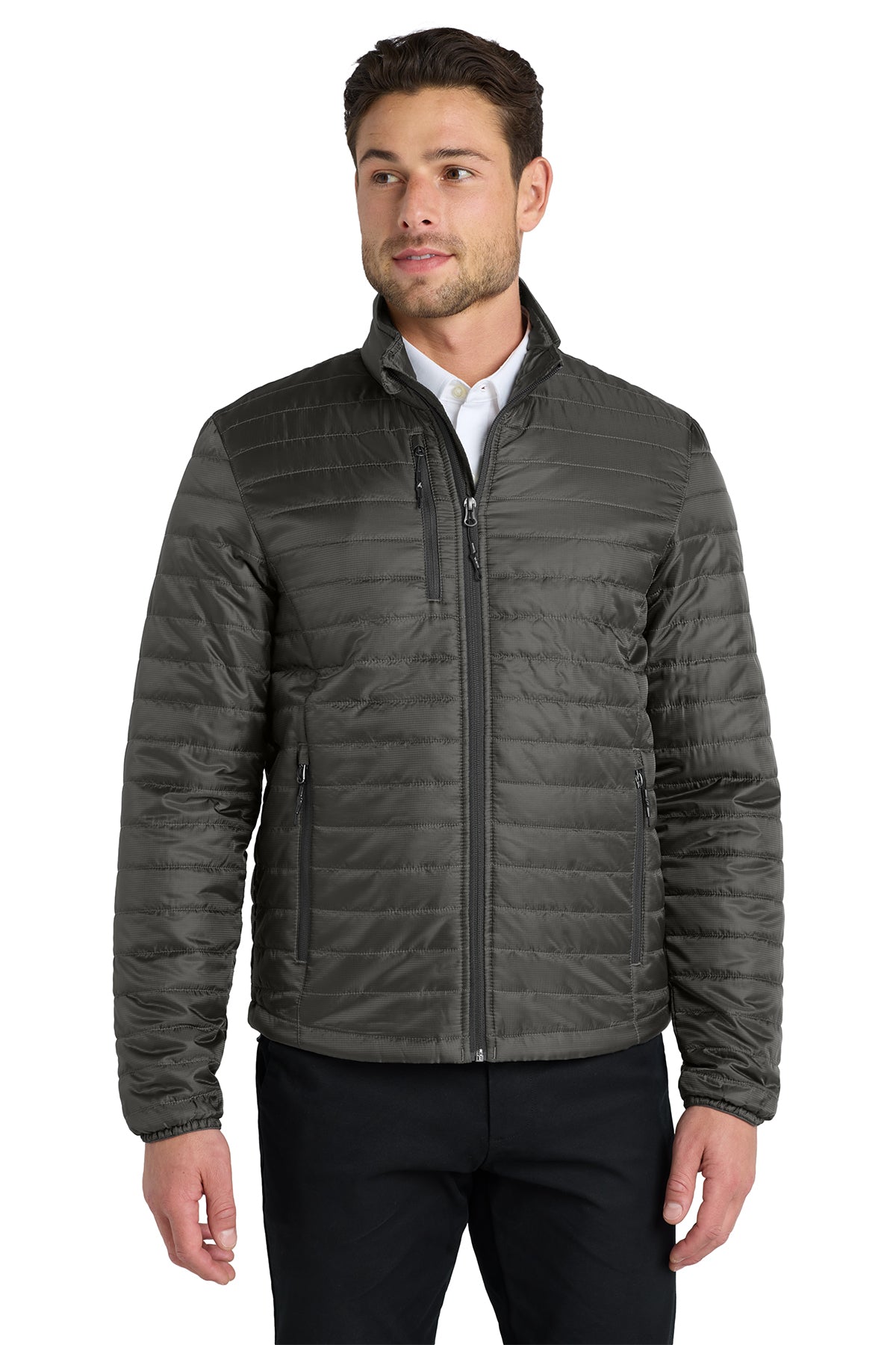 Port Authority Packable Puffy Jacket - Sterling Grey/ Graphite
