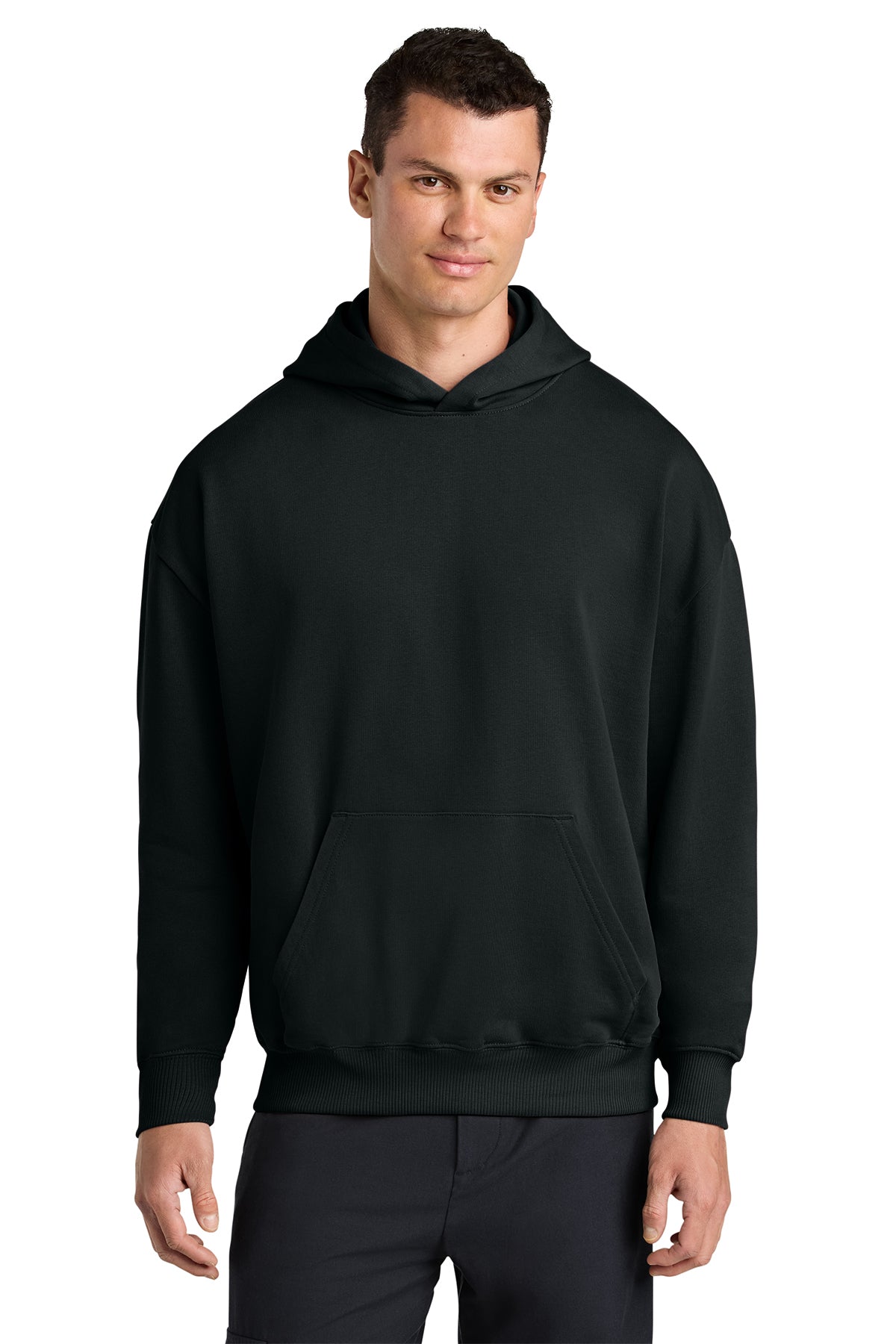 Stanley/Stella Unisex Cooper Dry Hooded Sweatshirt - Black