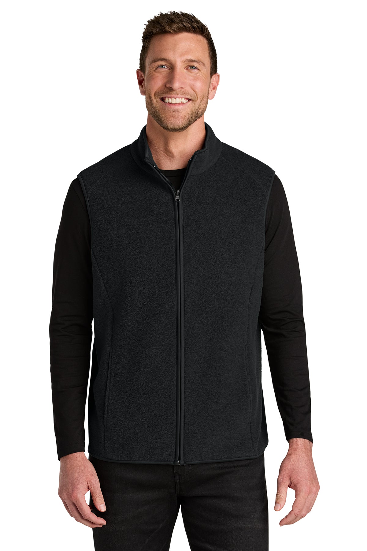 Port Authority C-FREE Fleece Vest - Deep Black