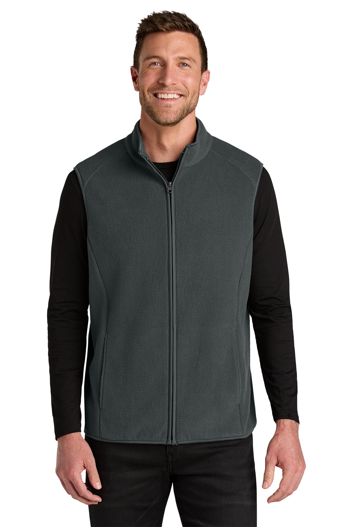Port Authority C-FREE Fleece Vest - Grey Steel