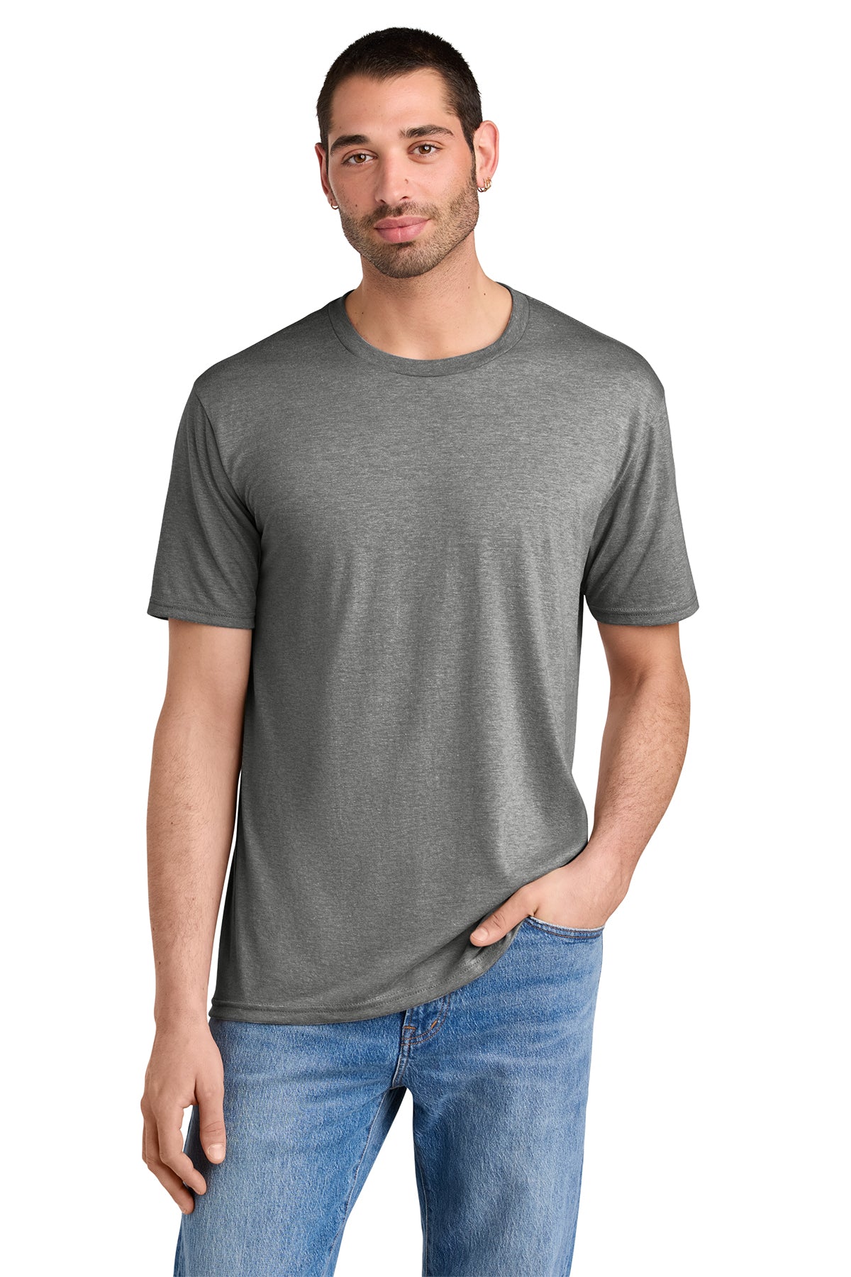 District Men’s Perfect Tee — Grey Frost