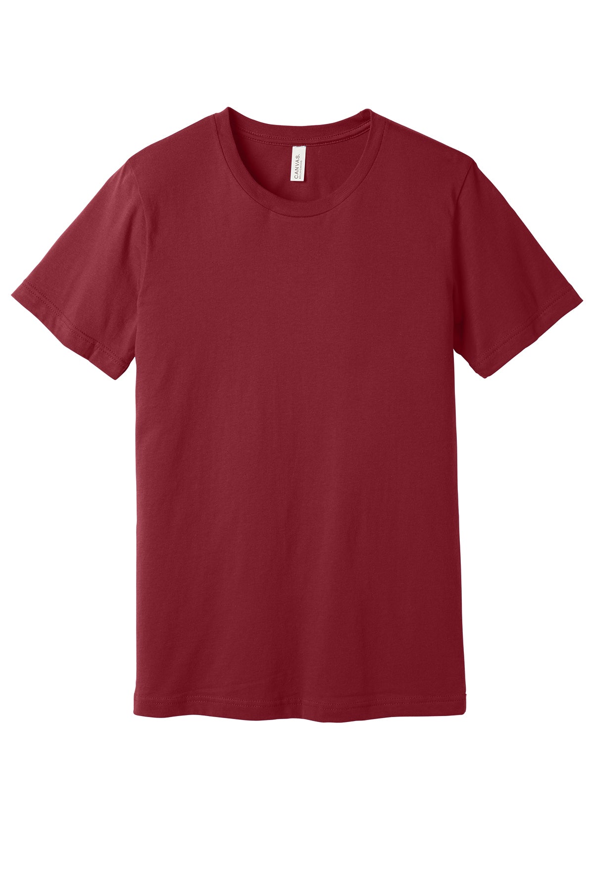 BELLA+CANVAS Unisex Jersey Short Sleeve Tee - Cardinal