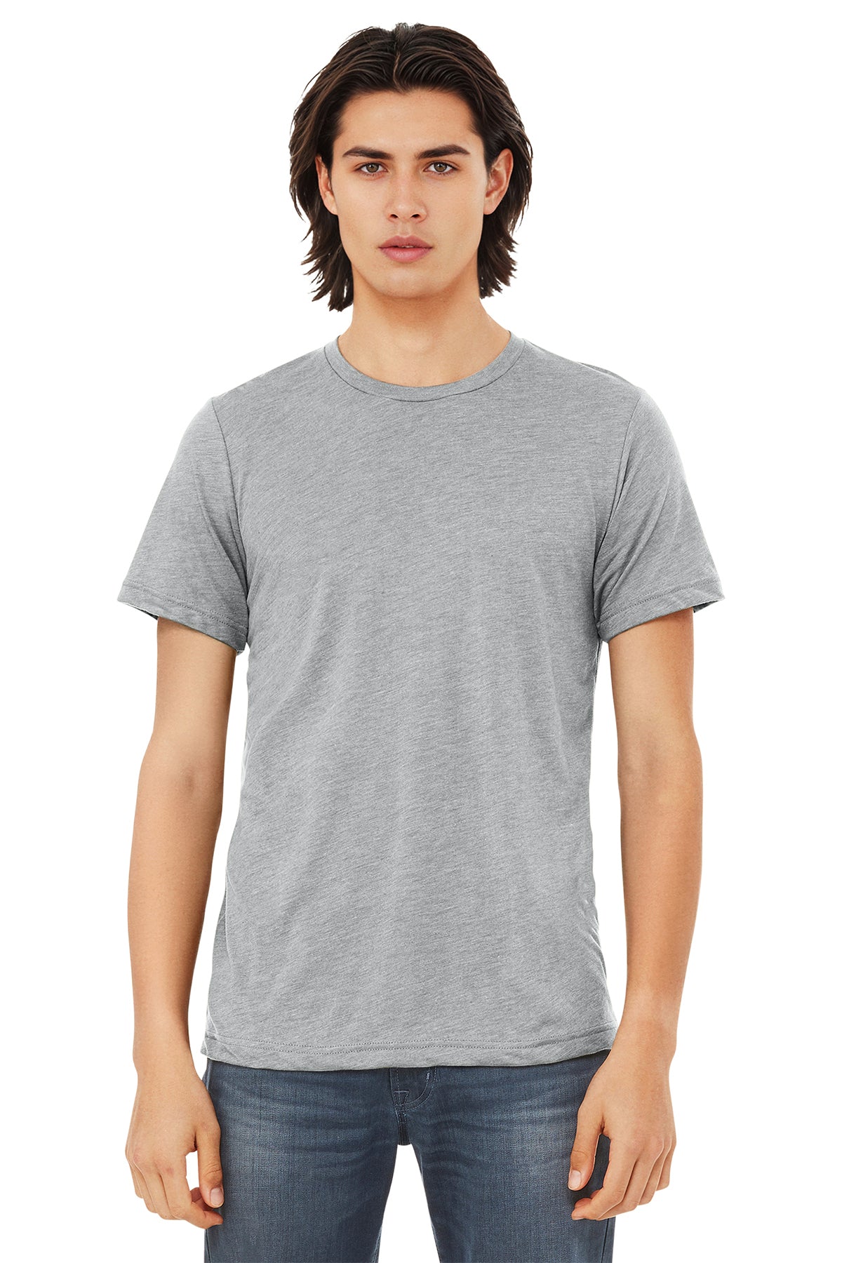 BELLA+CANVAS Unisex Triblend Short Sleeve Tee - Athletic Grey Triblend