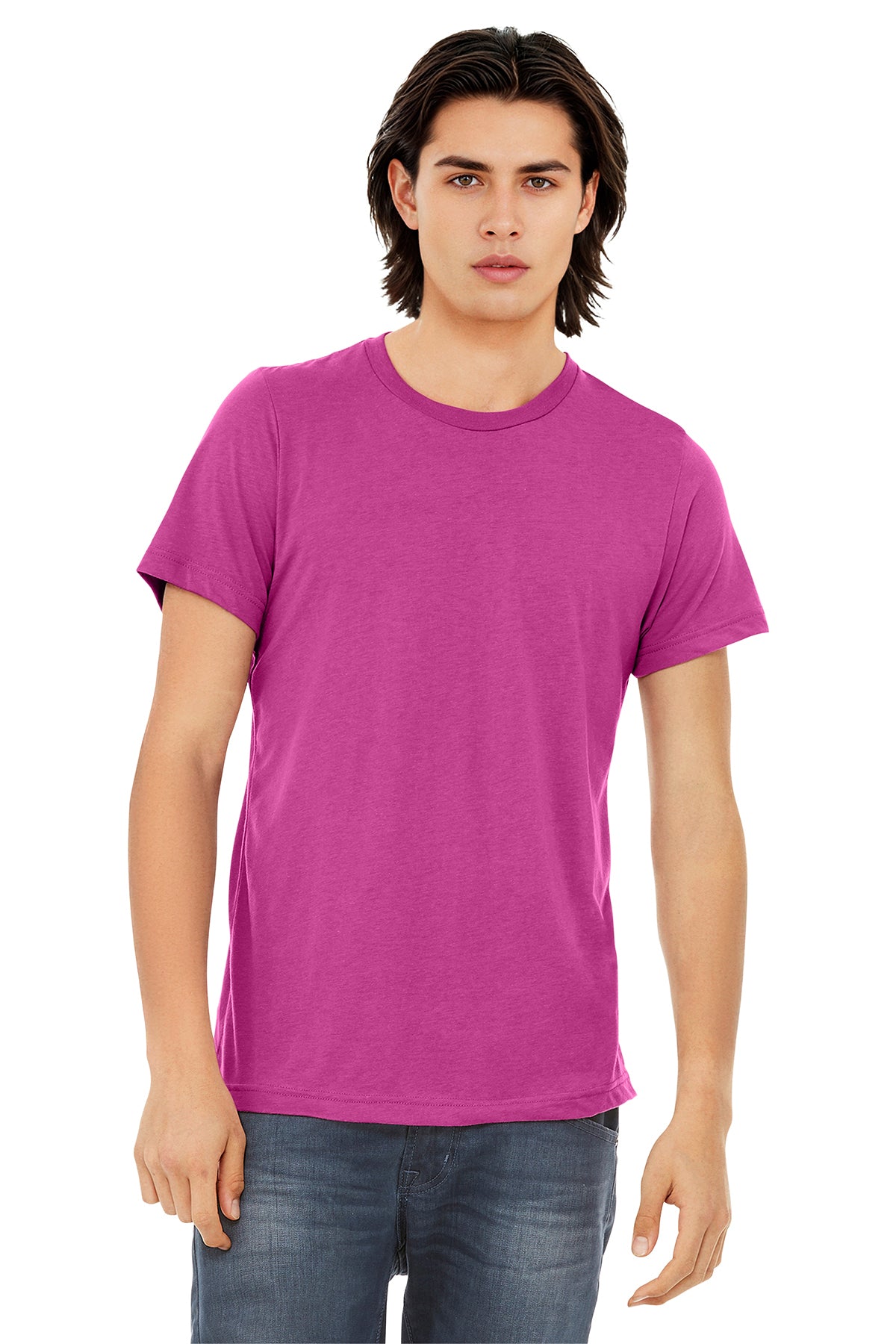 BELLA+CANVAS Unisex Triblend Short Sleeve Tee - Berry Triblend