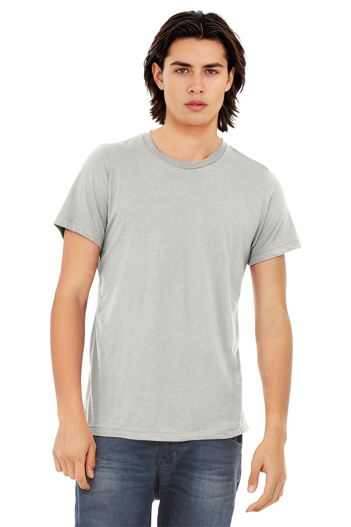 BELLA+CANVAS Unisex Triblend Short Sleeve Tee - Cement Triblend
