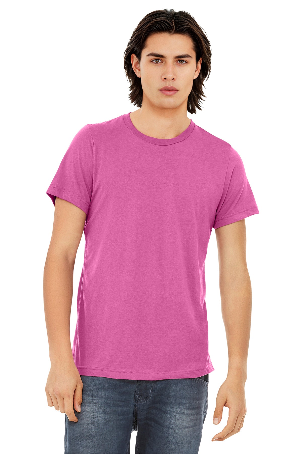 BELLA+CANVAS Unisex Triblend Short Sleeve Tee - Charity Pink Triblend