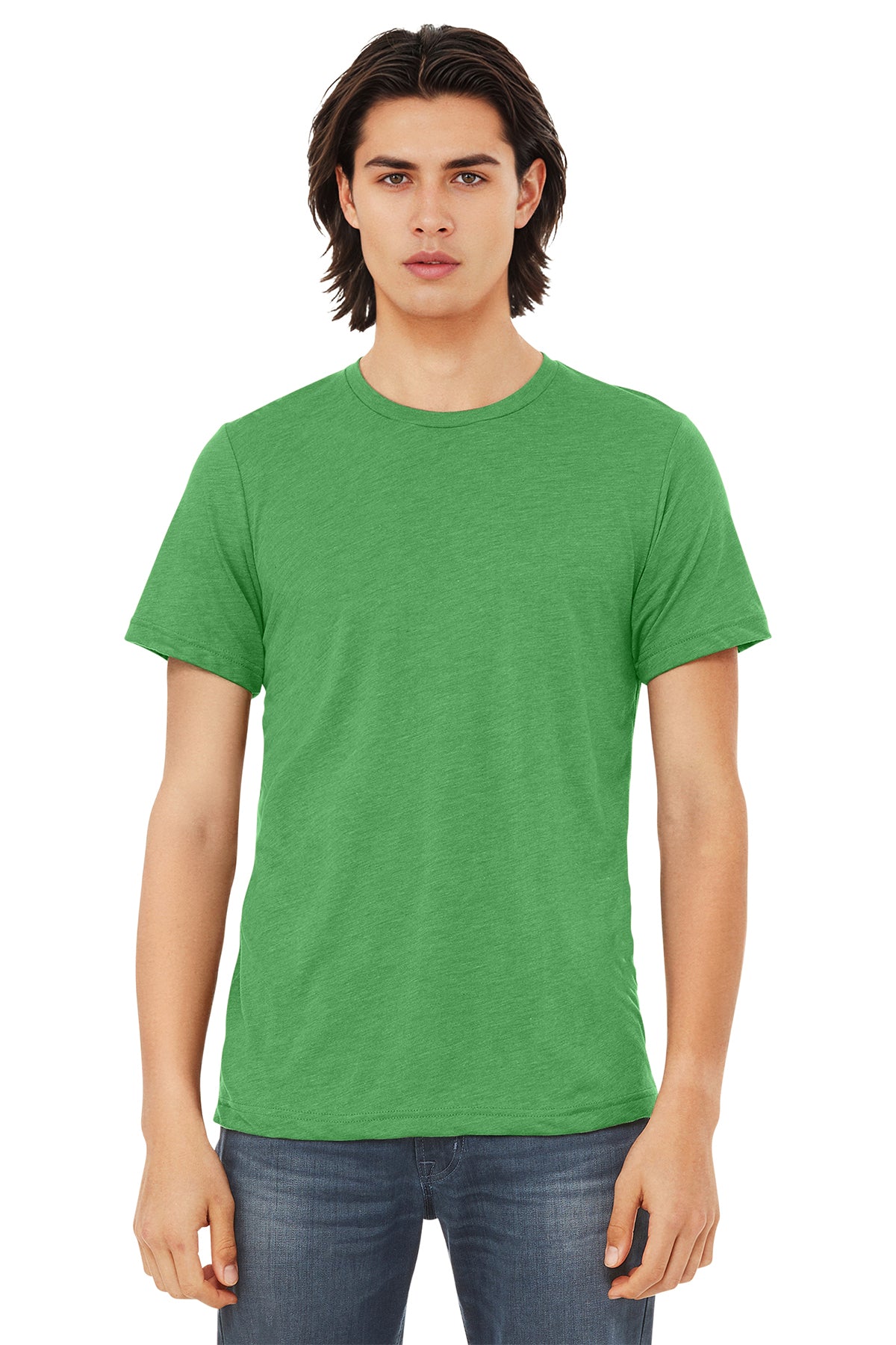 BELLA+CANVAS Unisex Triblend Short Sleeve Tee - Green Triblend