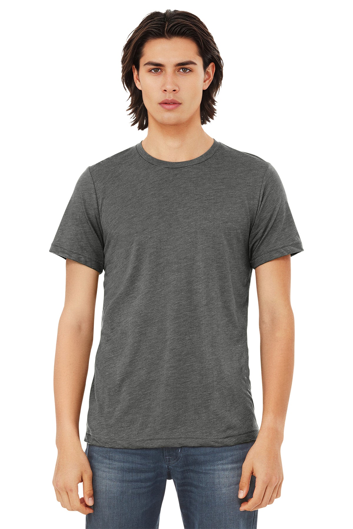 BELLA+CANVAS Unisex Triblend Short Sleeve Tee - Grey Triblend
