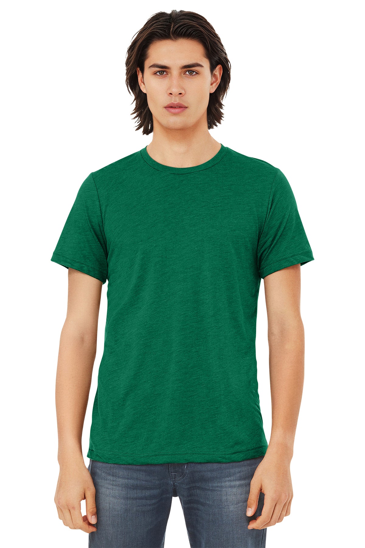 BELLA+CANVAS Unisex Triblend Short Sleeve Tee - Kelly Triblend