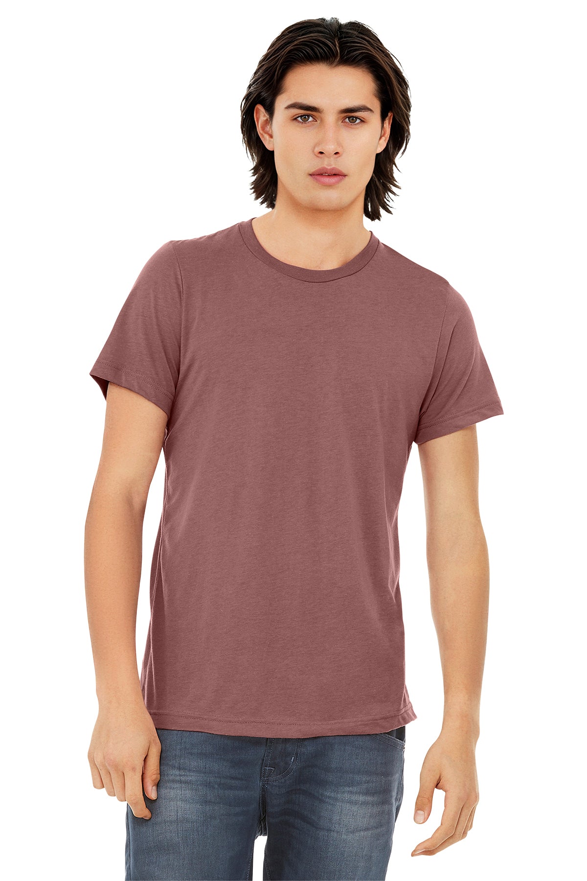 BELLA+CANVAS Unisex Triblend Short Sleeve Tee - Mauve Triblend