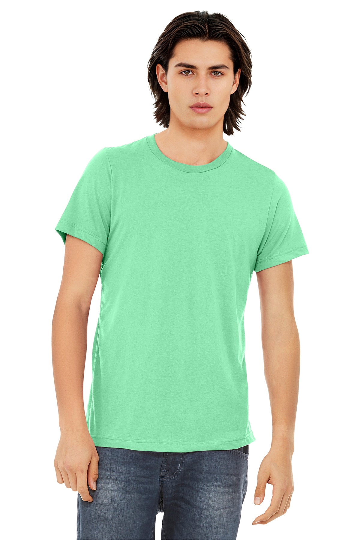 BELLA+CANVAS Unisex Triblend Short Sleeve Tee - Mint Triblend