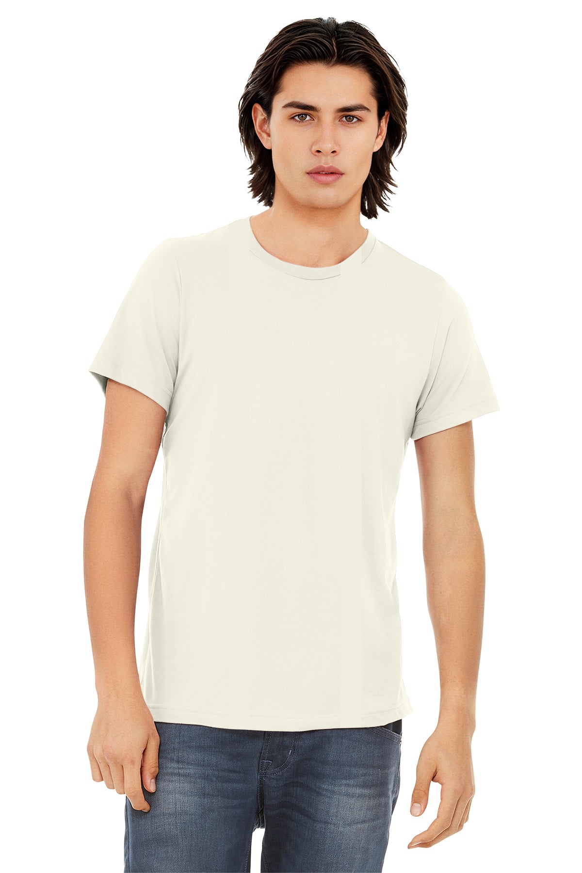 BELLA+CANVAS Unisex Triblend Short Sleeve Tee - Solid Natural Triblend