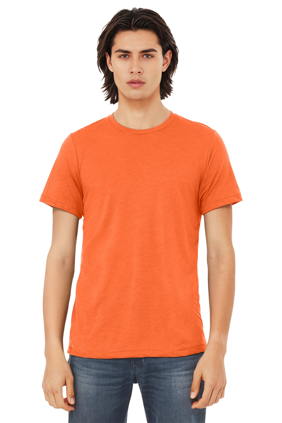 BELLA+CANVAS Unisex Triblend Short Sleeve Tee - Solid Orange Triblend