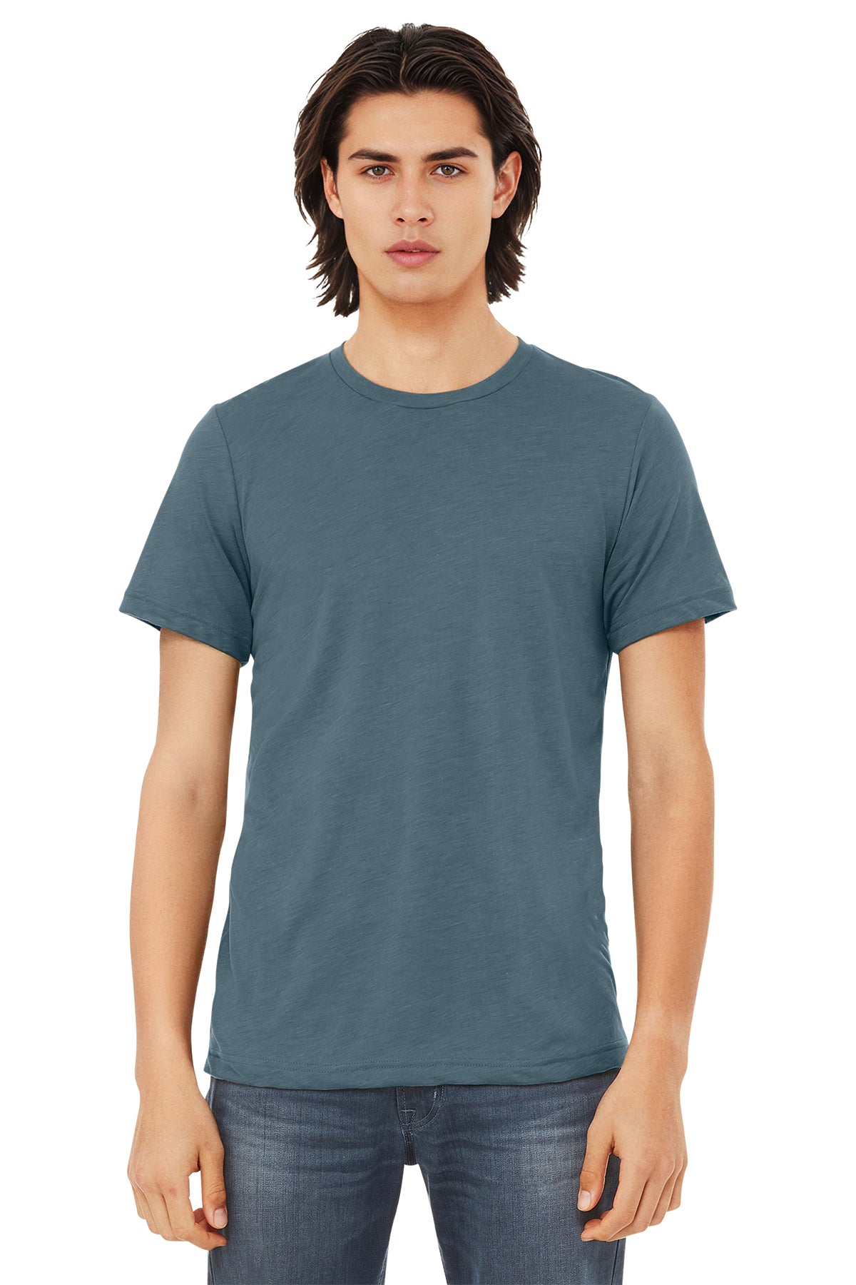 BELLA+CANVAS Unisex Triblend Short Sleeve Tee - Solid Slate Triblend