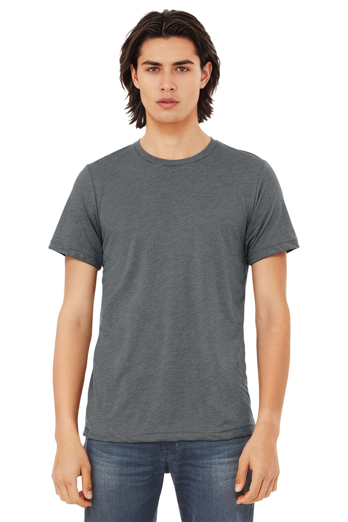 BELLA+CANVAS Unisex Triblend Short Sleeve Tee - Storm Triblend