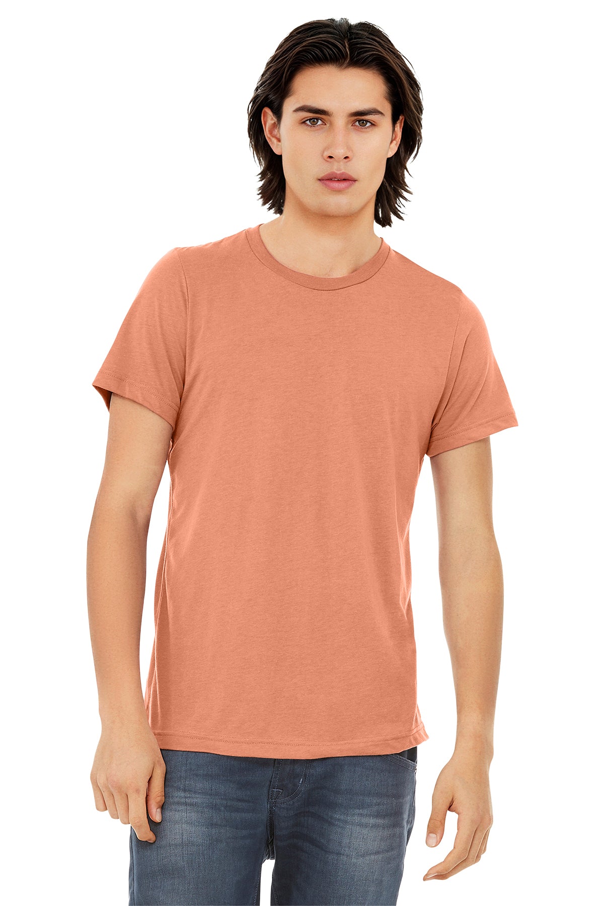 BELLA+CANVAS Unisex Triblend Short Sleeve Tee - Sunset Triblend