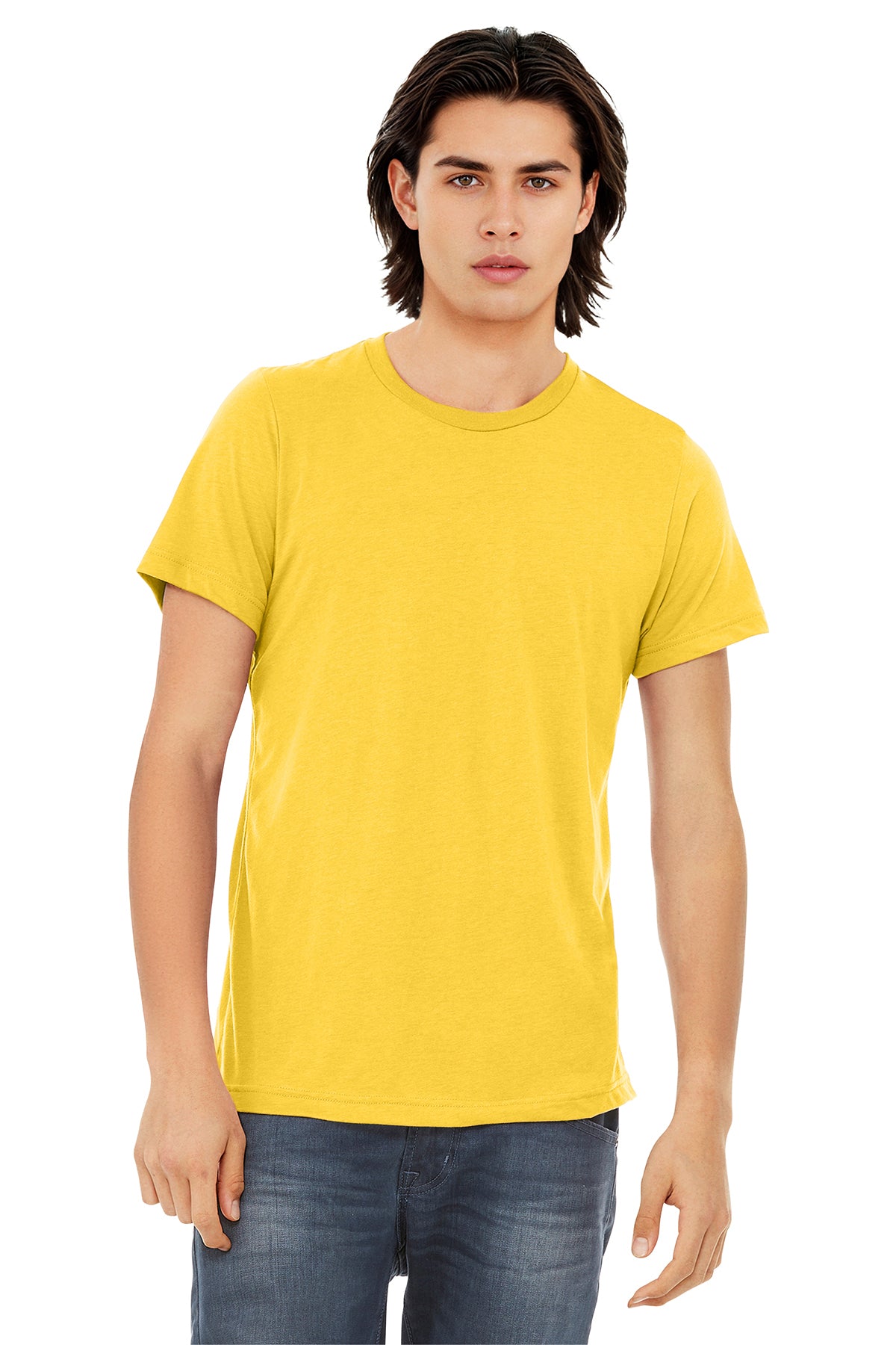 BELLA+CANVAS Unisex Triblend Short Sleeve Tee - Yellow Gold Triblend