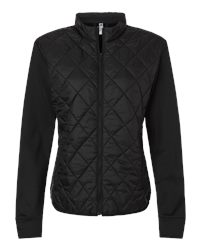 Adidas Women's Ultimate Quilted Full-Zip Jacket - Black