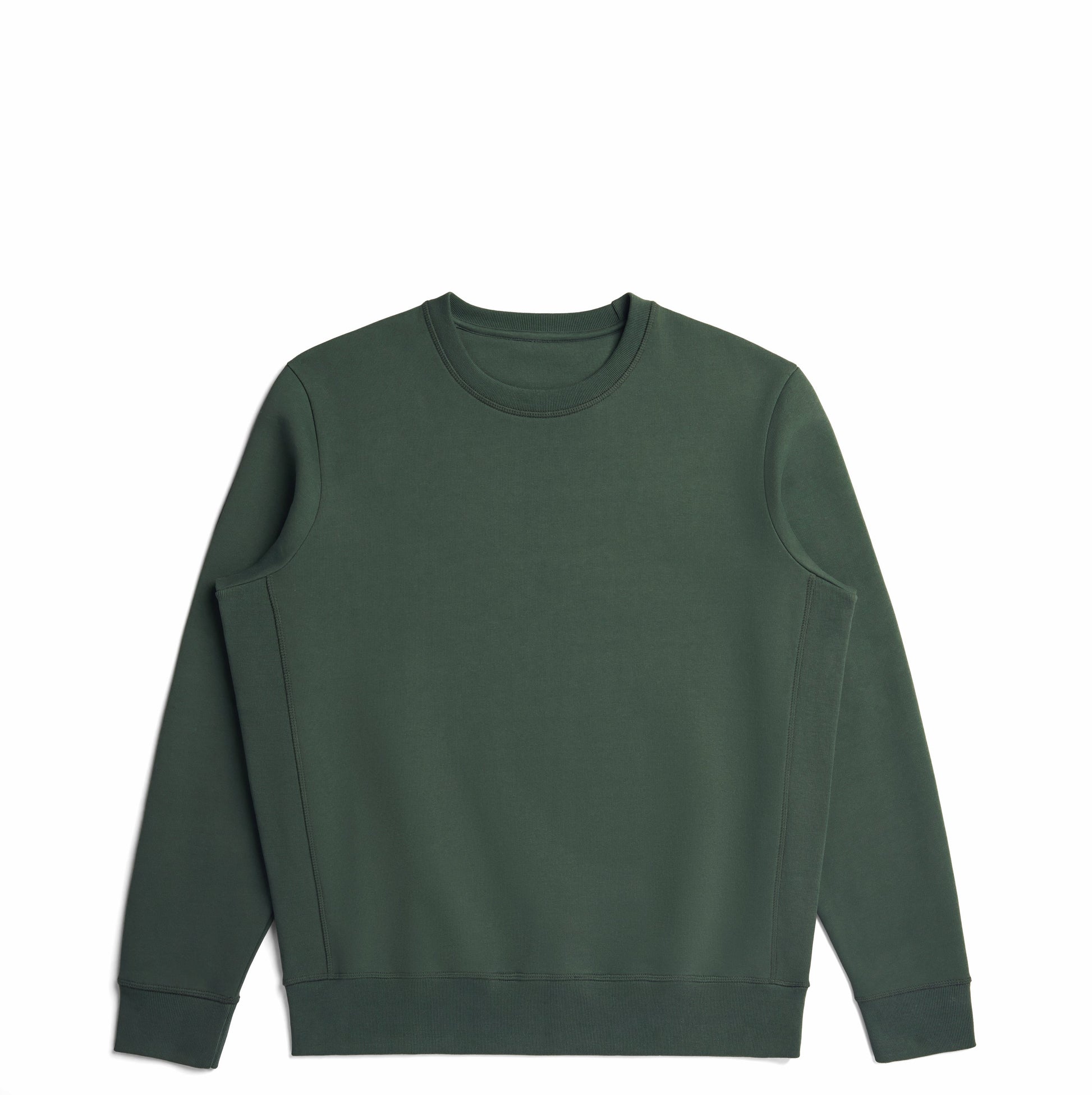 Heavyweight Organic Brushed Crew - Ivy