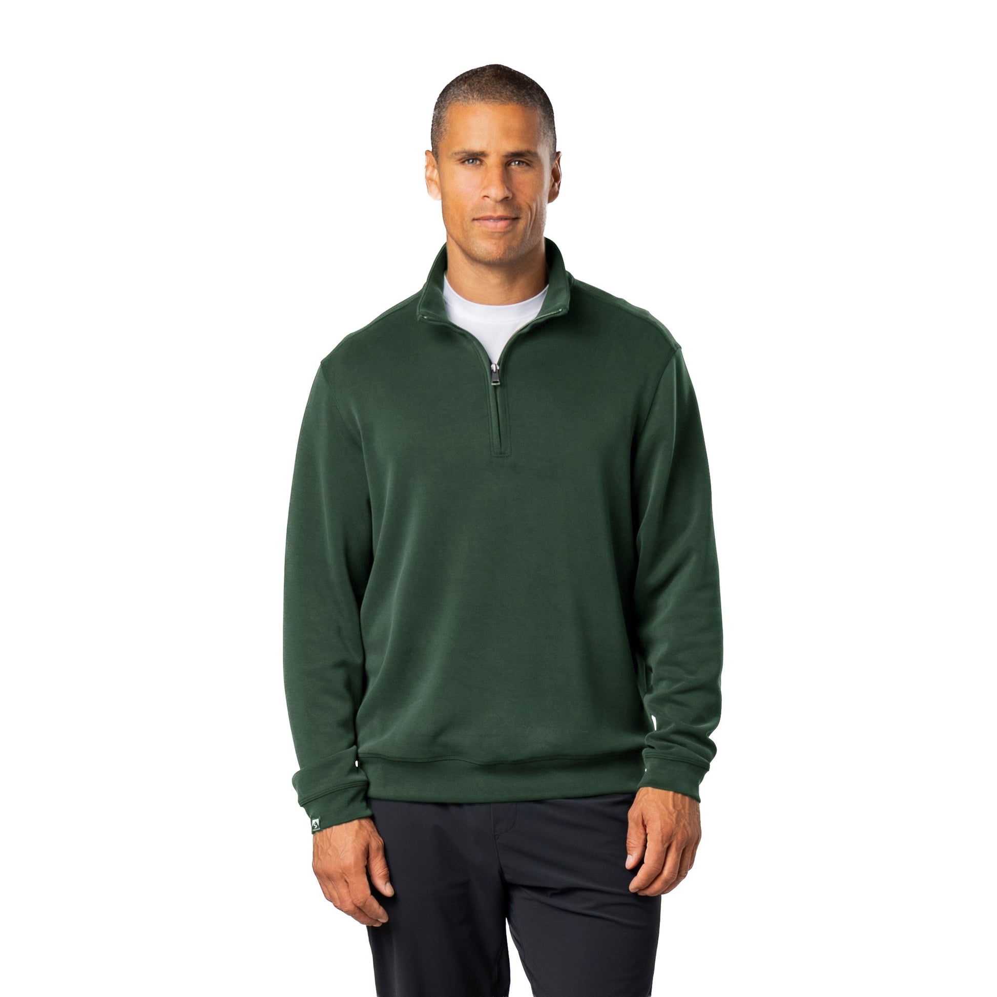 Storm Creek Modal Blend Quarter Zip - Spruce Green