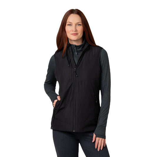 Women's Discoverer Insulted Smooth Face Vest - Black