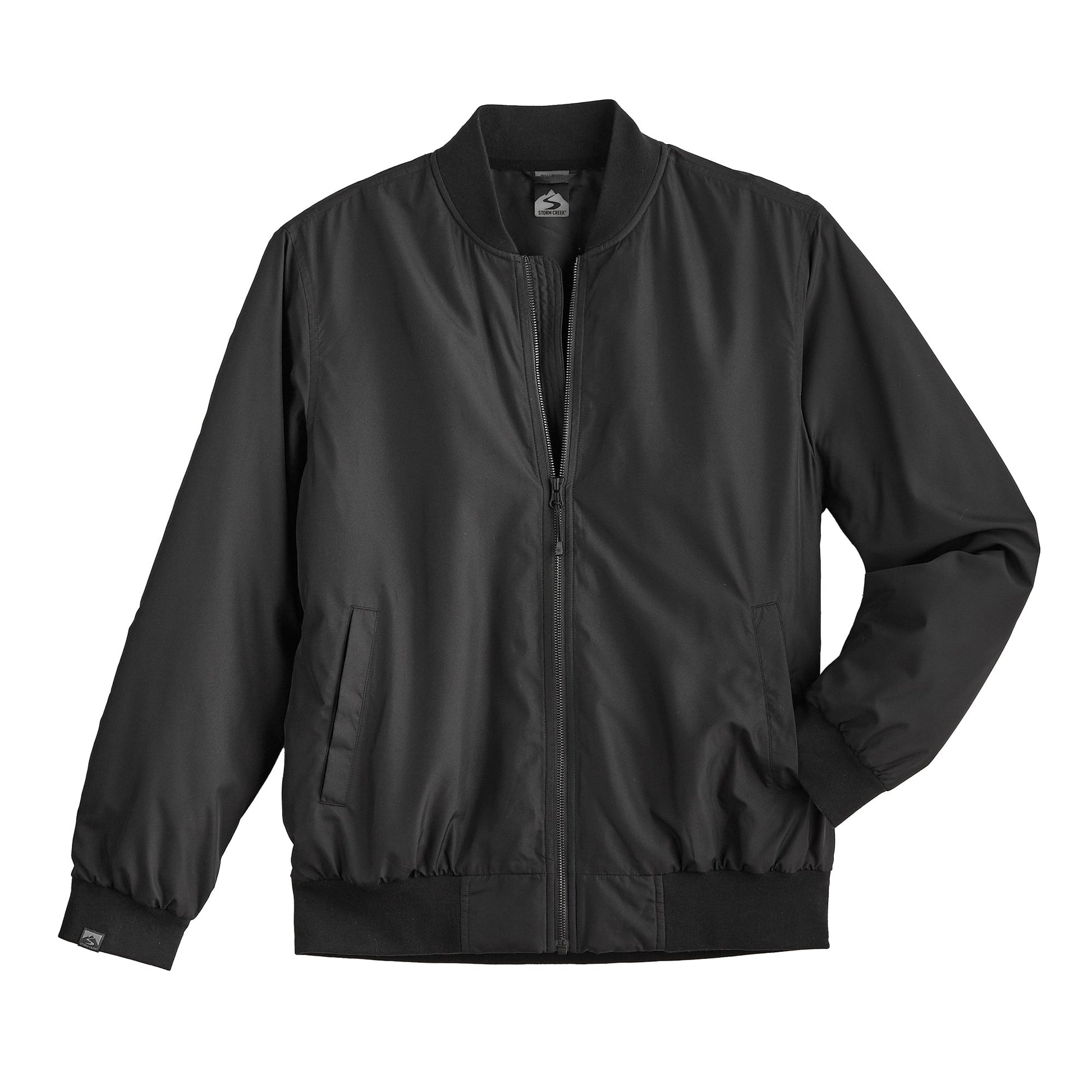 Storm Creek Aviator Bomber Jacket - Black