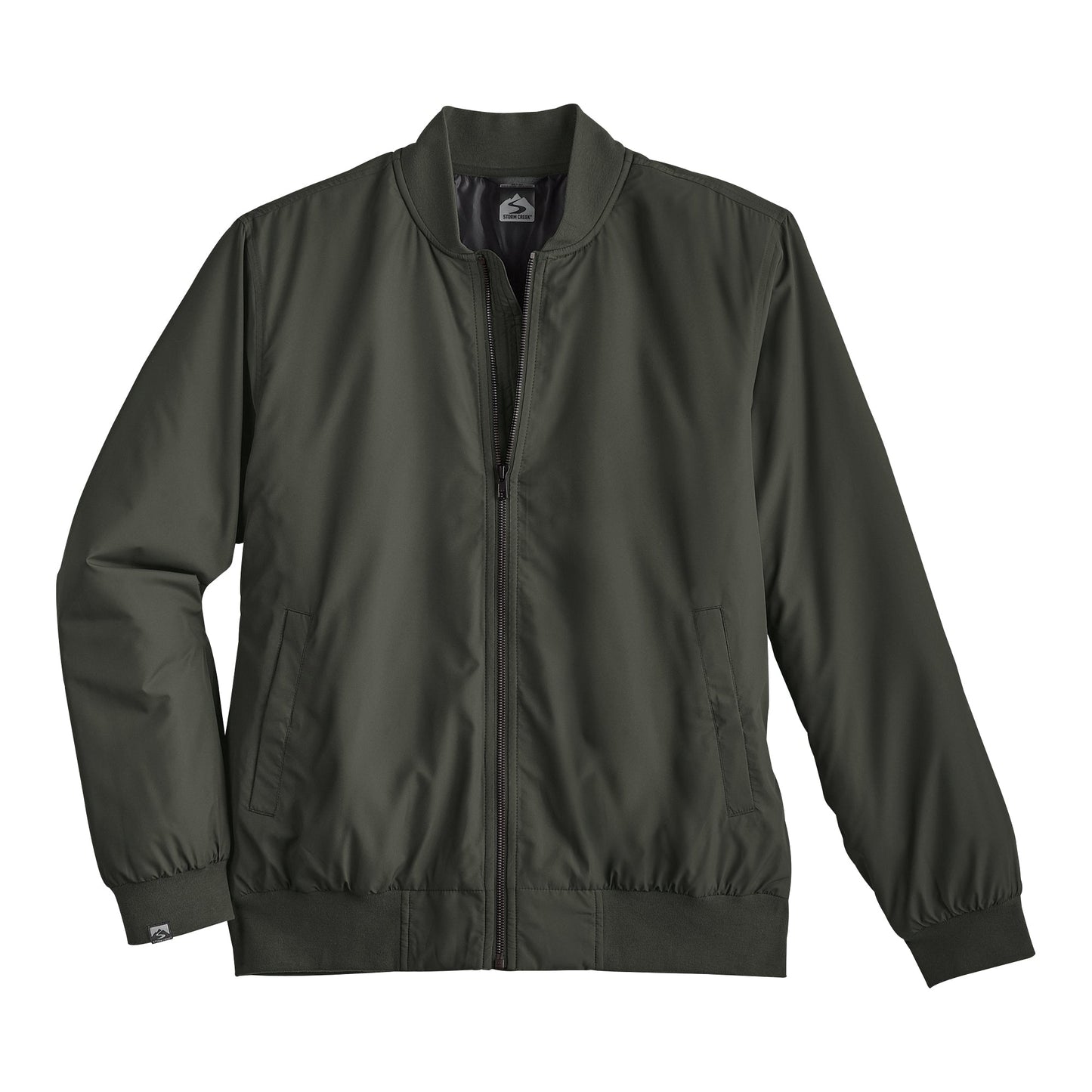 Storm Creek Aviator Bomber Jacket - Carbon Green