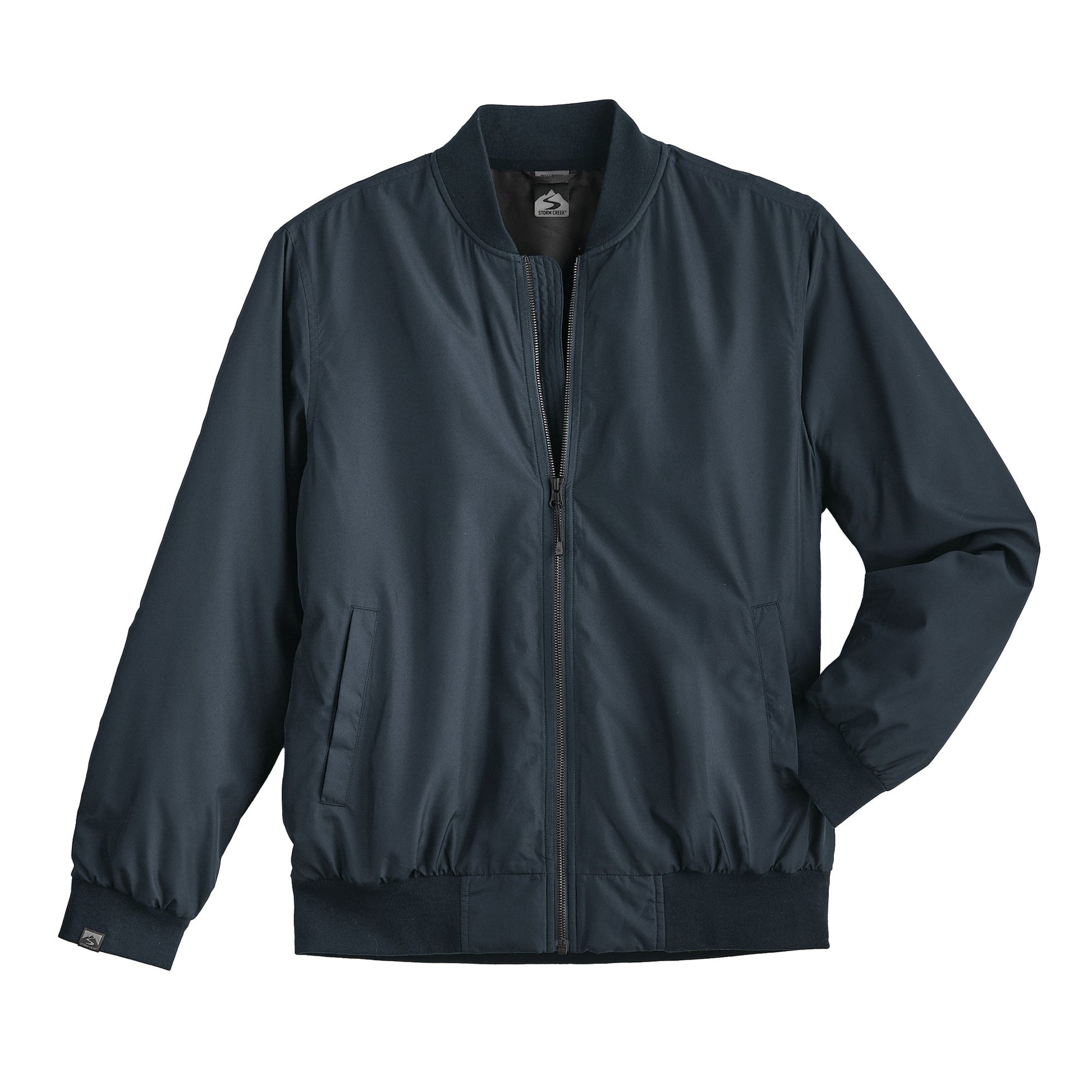 Storm Creek Aviator Bomber Jacket - Navy Blue
