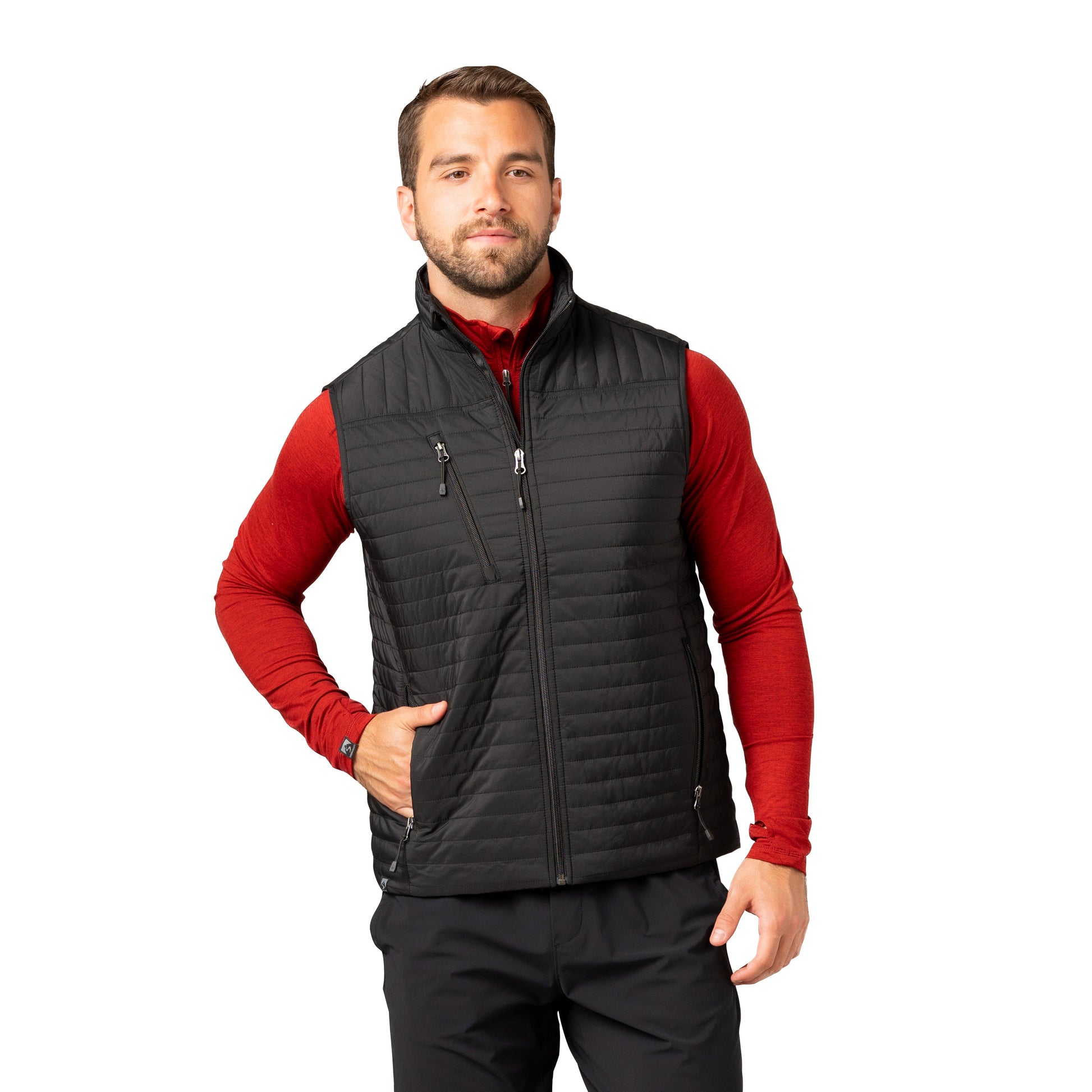 Men's Front Runner Vest - Black
