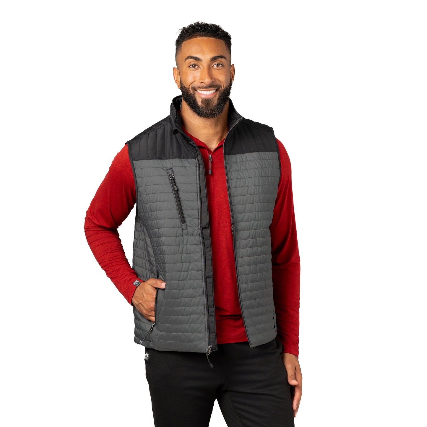 Men's Front Runner Vest - Jet Gray/Black