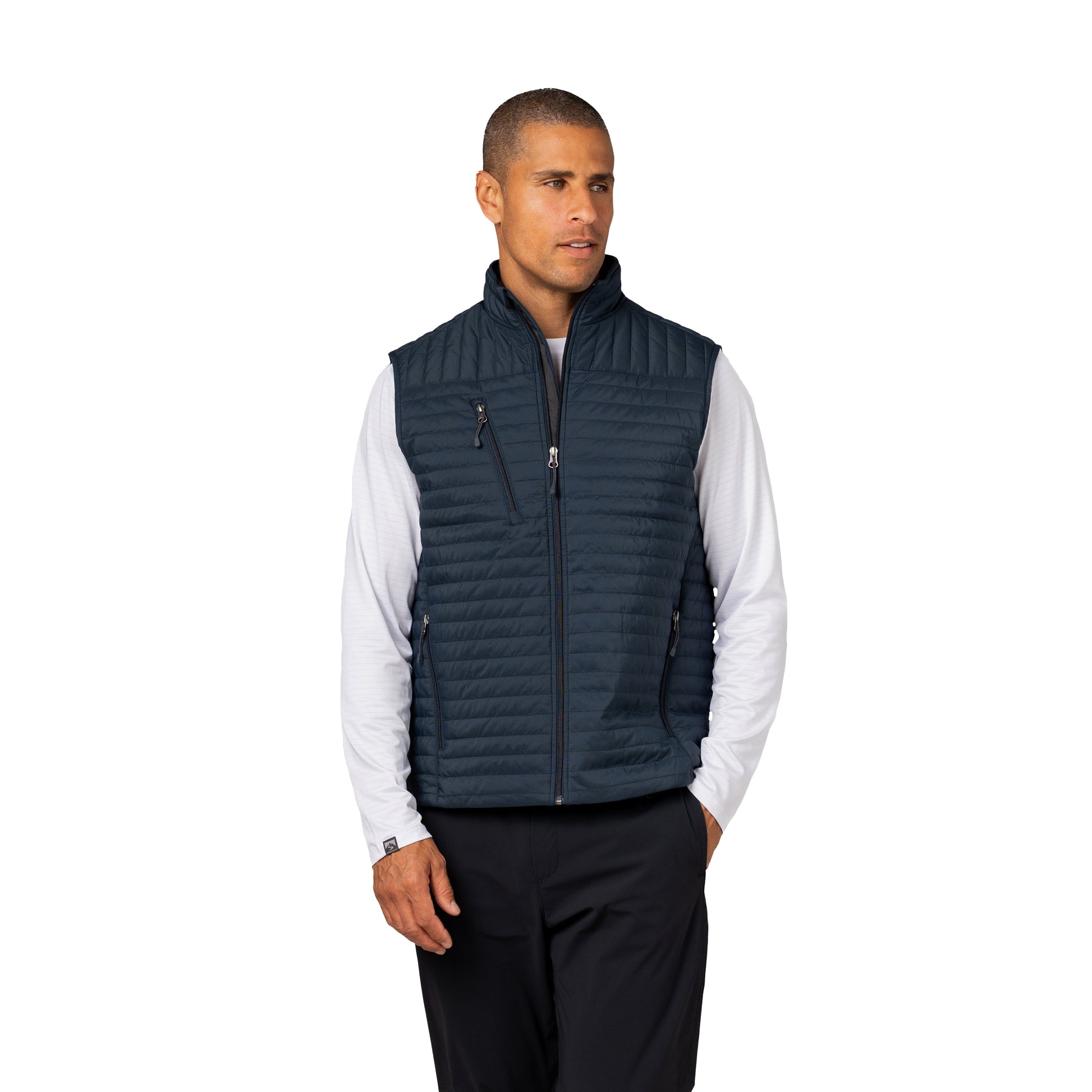 Men's Front Runner Vest - Navy Blue
