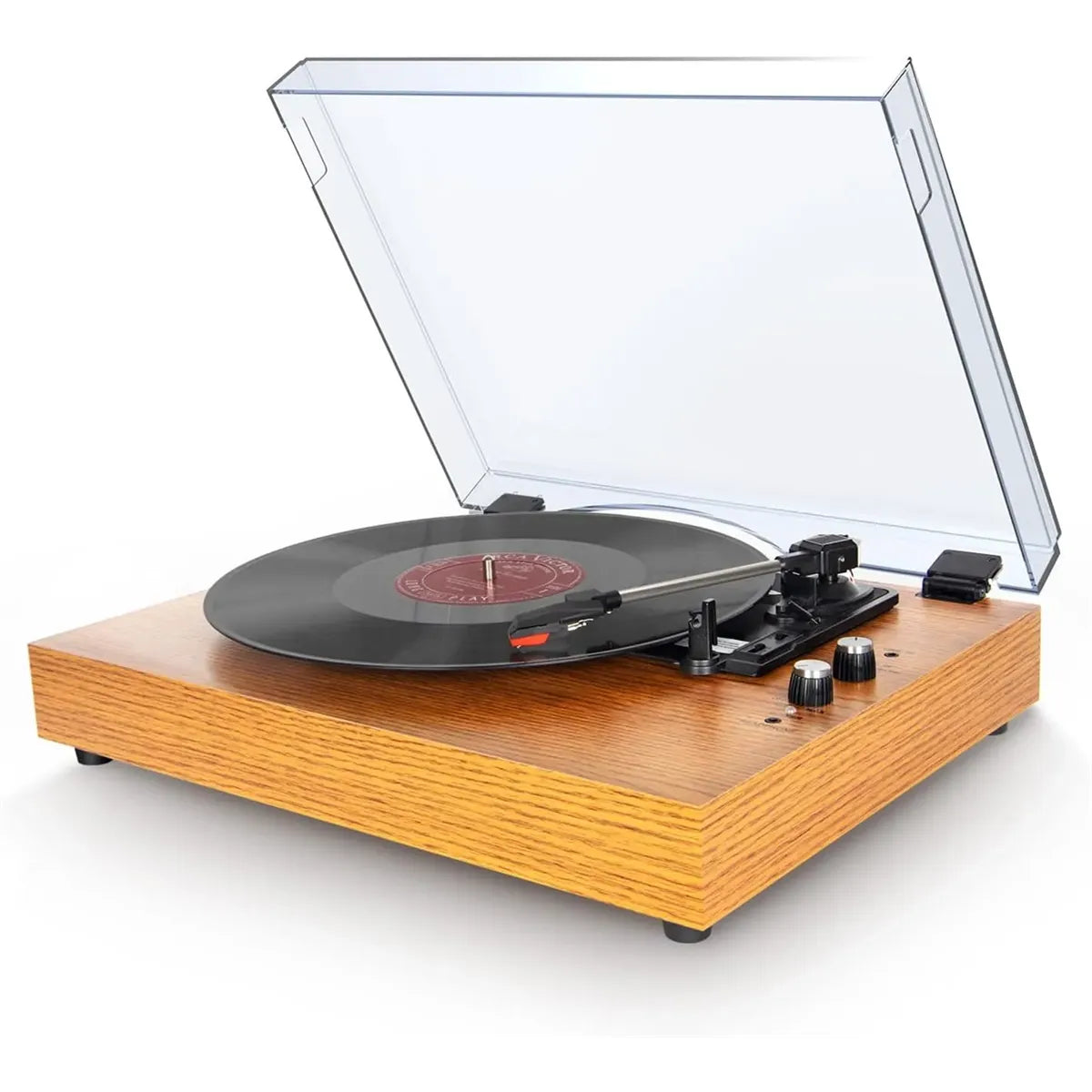 Bluetooth Record Player With Speaker