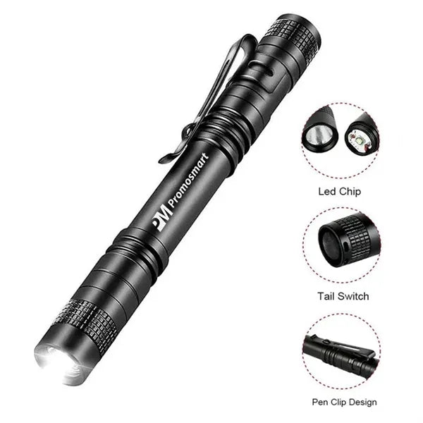 Aluminum Mini Pocket Pen Flashlight