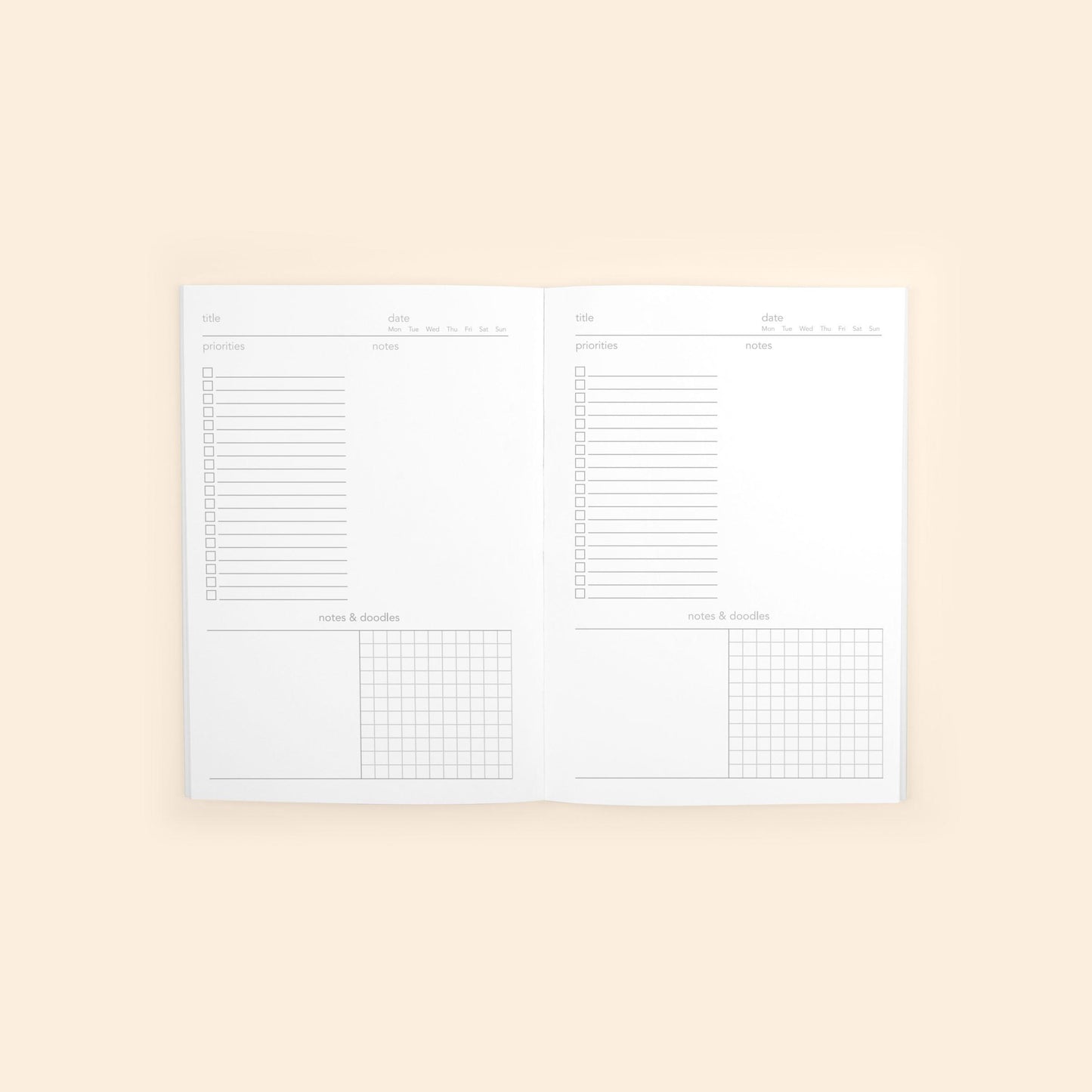 8.5 x 6 Tape Bound Journal