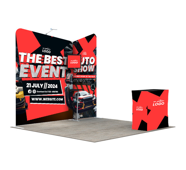 10ft Inline Coda Booth
