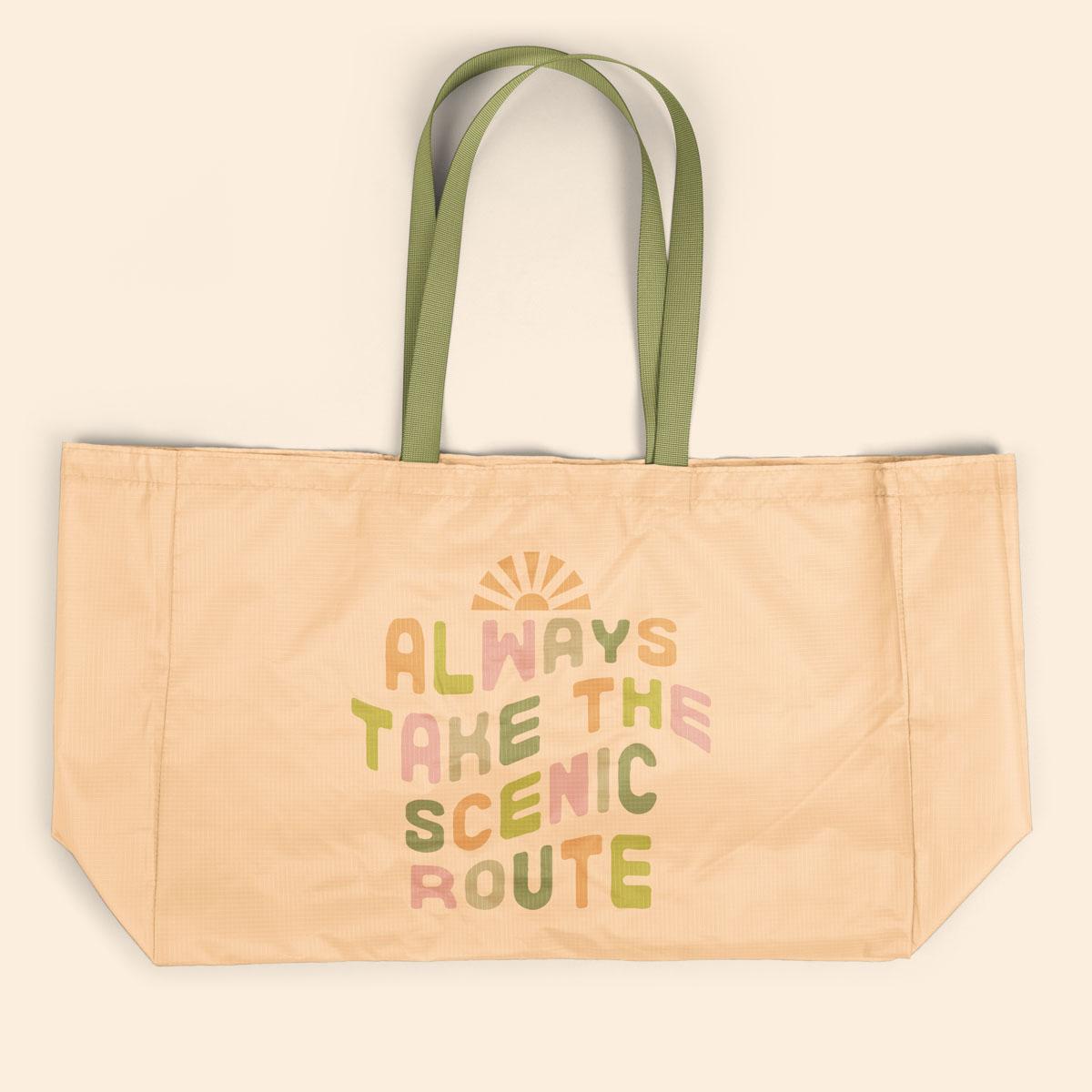 Oversized Ripstop Tote