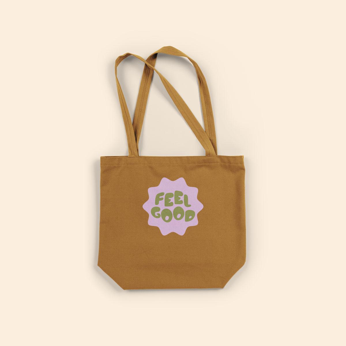 Classic Colored Canvas Tote - Golden Brown