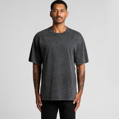 Stone Wash Heavy Tee - Black Stone